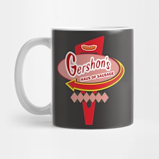 Gershon's Haus of Sausage Sign Mug